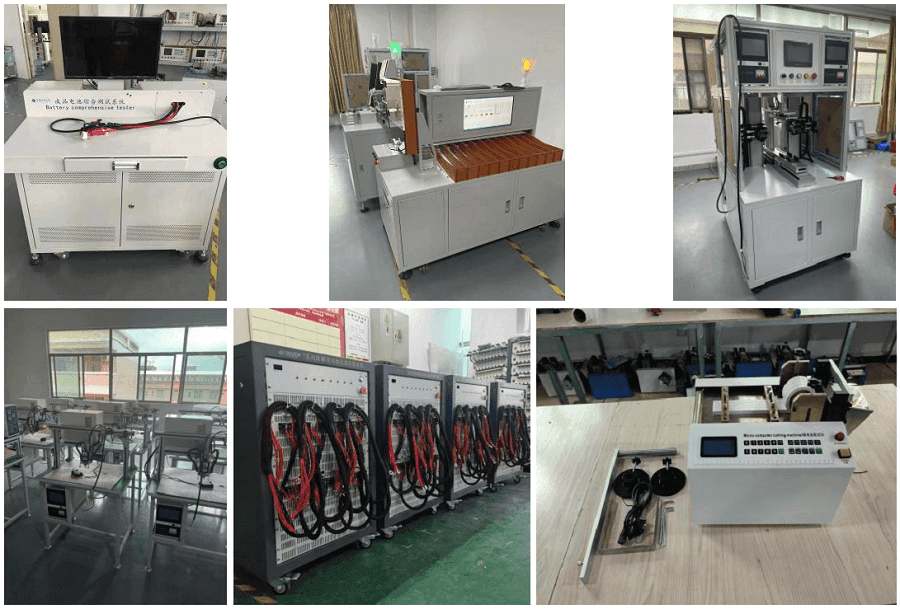 TMAX 18650 21700 26650 32700 Cylindrical Battery Pack Assembling Line for Indian Clients