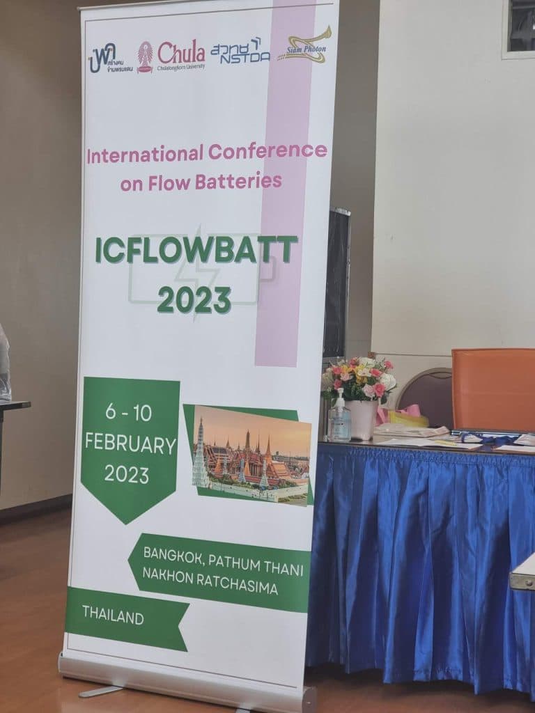 TMAX in Thailand sponsered International Conference on Flow Batteries