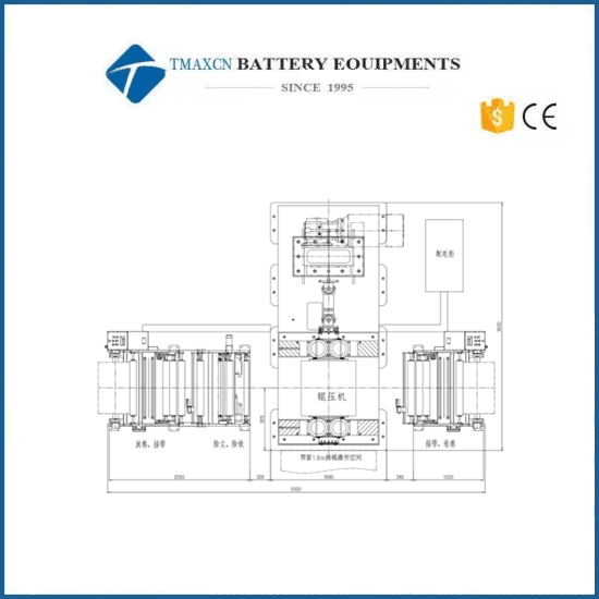 Battery Roll to Roll Electrode Hot Rolling Press Machine