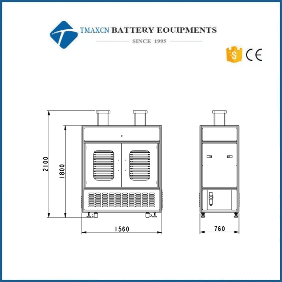 64+64 Lithium Battery Pouch Cell Vertical Pressure Formation Machine