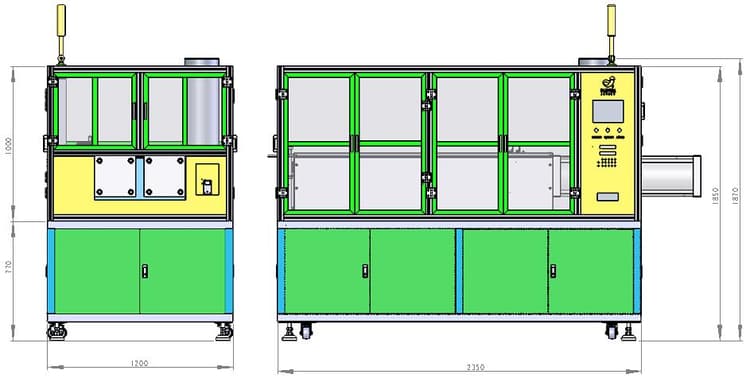 pouch cell formation machine