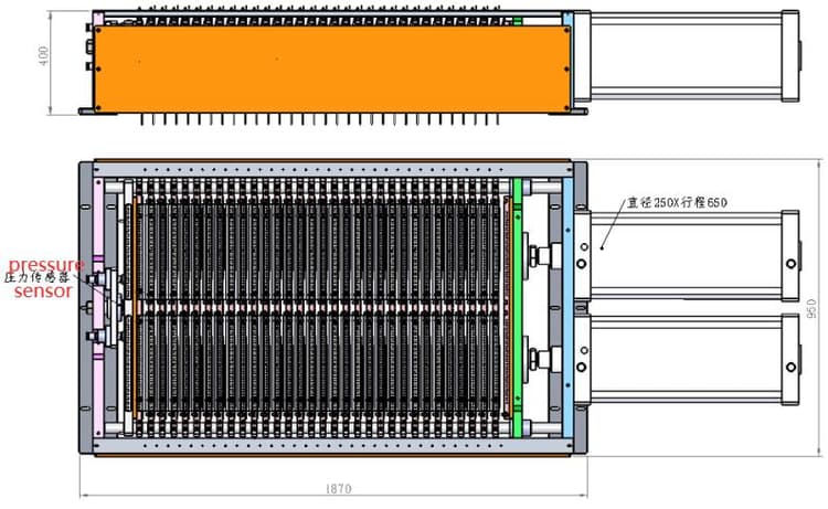 5V20A hot press pressure formation machine