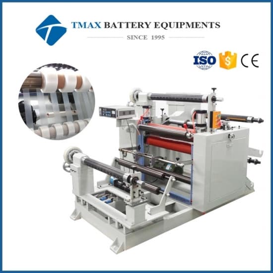 Cylindrical Battery Semi-Automatic Adjustable Electrode Slitter Machine For Coated Electrodes Plates Slitting