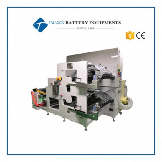 32mm Width Automatic Battery Electrode Roll To Roll Slitting Machine For Cylindrical Cell Production