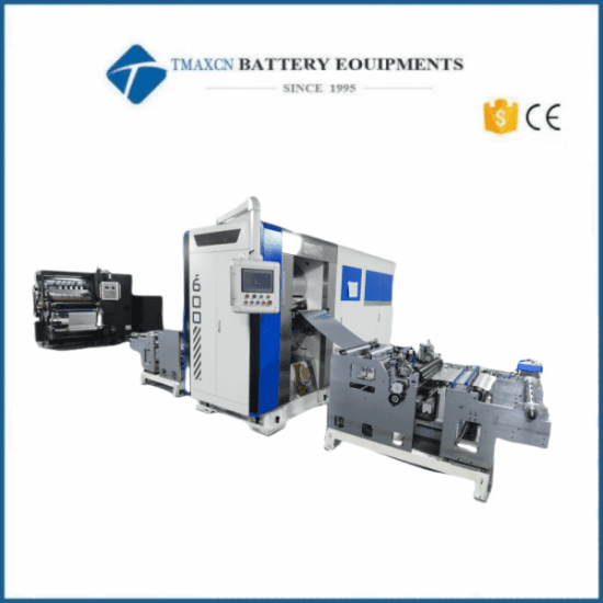 45 # Steel Roll To Roll Calender Heat Press Machine With Edge Cutting Battery Prismatic Cell Production
