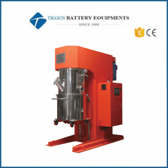100L Double Planetary Vacuum Mixer With Dispersion Disk Stirring Paddle For Battery Prismatic Making