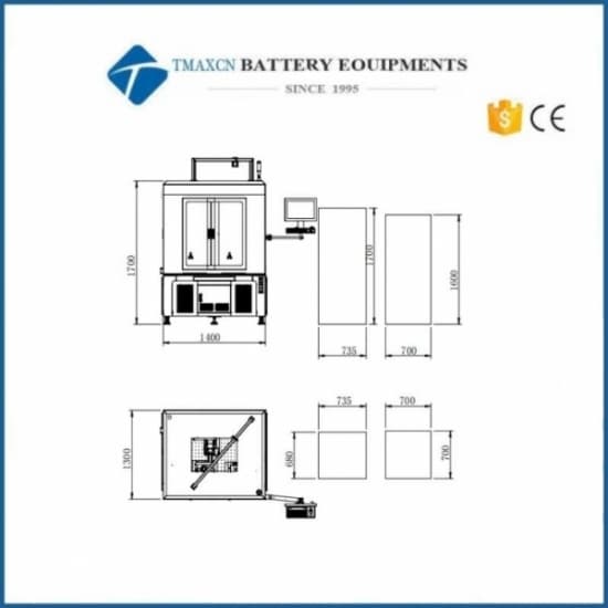 Laboratory Laser Welder For Battery Prismatic Cell Top Case Welding