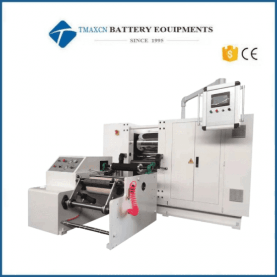 Continuous Battery Dry Electrode Heat Calender Rolling Press Machine