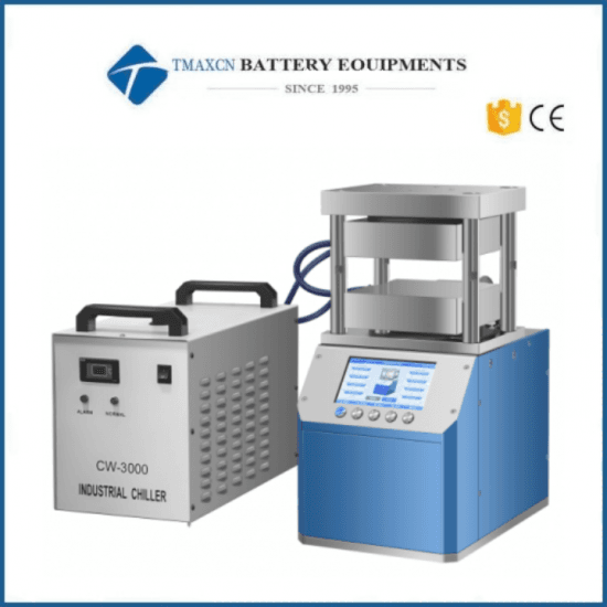 Lab Automatic Hydraulic Lamination 500℃ Heat Press Machine With Double Plates