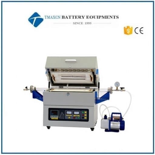 One-Zone 1800°C OD80mm Small Vacuum Tube Furnace