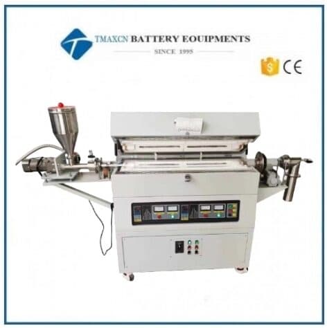 Rotary Tilting 1200C Single-Zone Tube Furnace With Automatic Feeding System