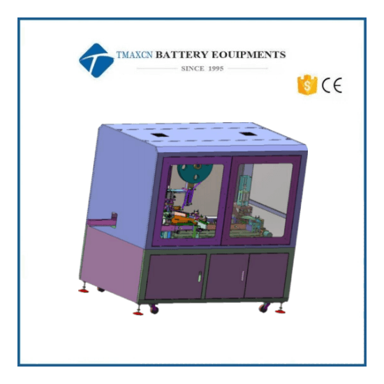 18650, 21700, 26650, 32650 Cylindrical Cell Semi Auto Bottom Welding And Grooving Two-In-One Machine