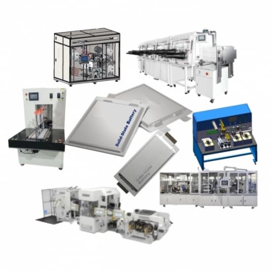 Solid State Battery Making Machines Assembly Line Turn Key Solution