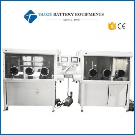 Single-sided 6-port Vacuum Glove Box with T Type Large Transition Cabin
