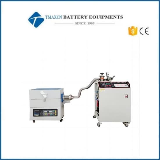 Single Temperature Zone XY Vacuum High Pure Alumina or Quart CVD Tube Furnace with Heating Zone Length 440mm