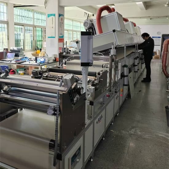 Customizable Coating Machine with Comma Doctor Blade and Microgravure Roll Coating Heads