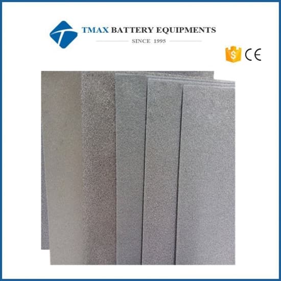 3-30mm Thickness 50-130 PPI Nickel Foam  for Lab Battery Materials