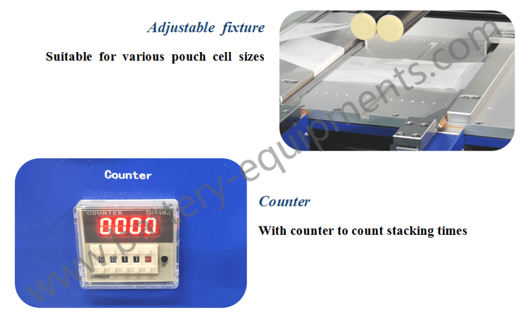 pouch cell stacker