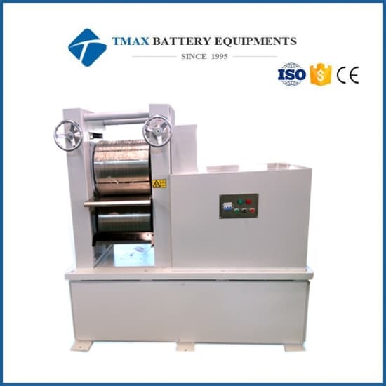 Diameter 100/200 Single sheet continuously pressing rolling machine for electrode rolling