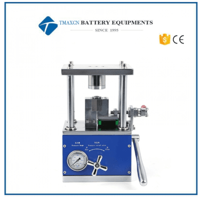 Lab Hydraulic Crimping Machine for 32650, 26650, 21700, 18650, AA and AAA Cylindrical Cases