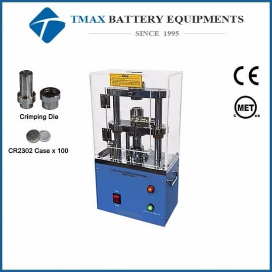 Digital Pressure Controlled Electric Crimping Machine for Coin Cell Research