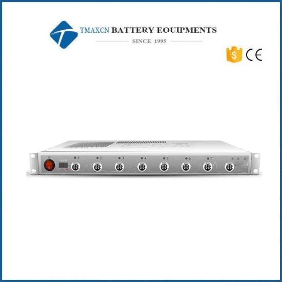 5V50mA 8 Channel Coin Cell High Precision Battery Analyzer with Adjustable Cell Holders & Software Battery Tester