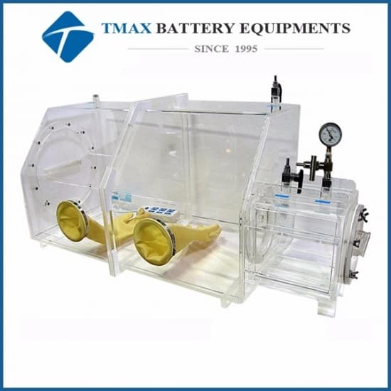 Laboratory Transparent PMMA Acrylic Vacuum Glove Box With Optional Vacuum Flange & Gauge