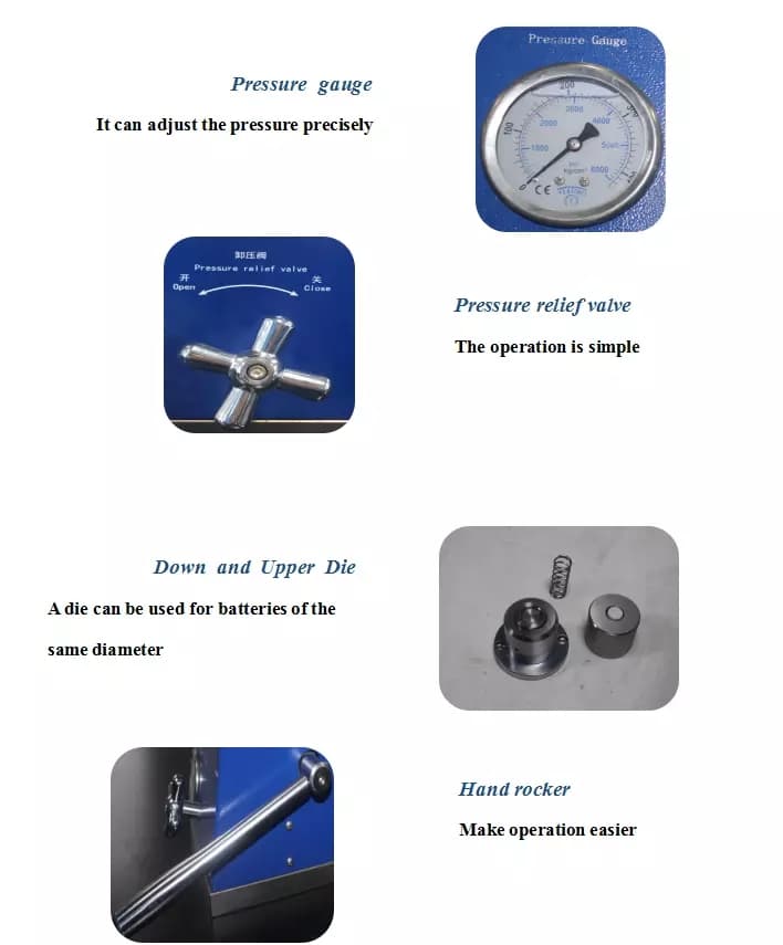 crimping machine for coin cell