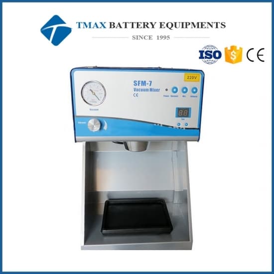 Desk-Top Stepless Speed Variation Vacuum Mixer For Li-ion Battery Research