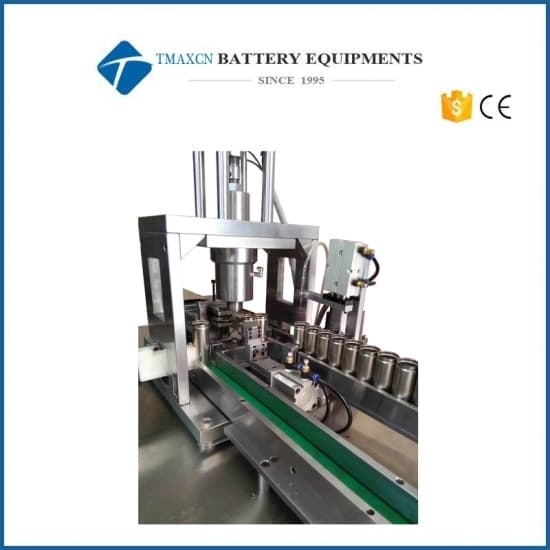 Large Auto Cylindrical cell Grooving Machine for Batch Processing