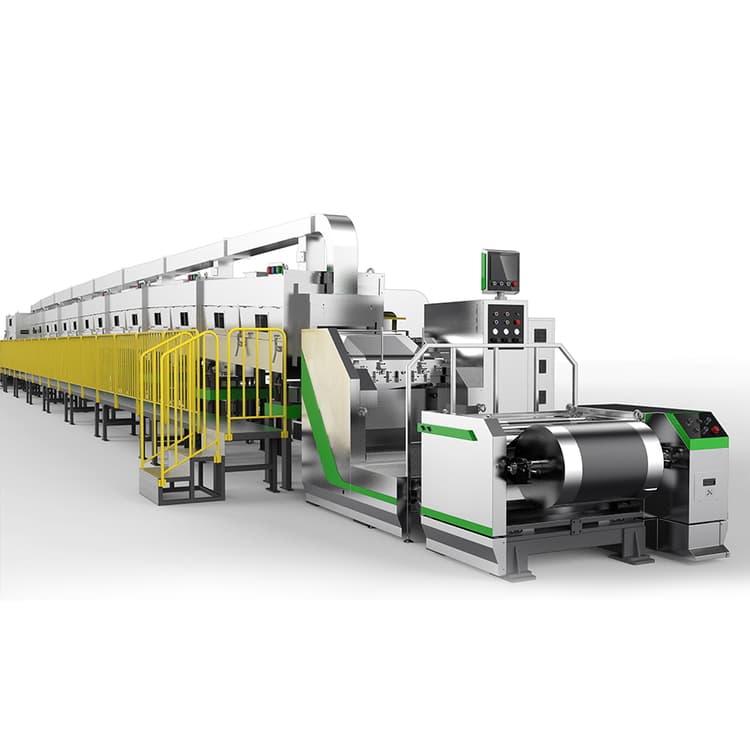 Precision extrusion coating machine