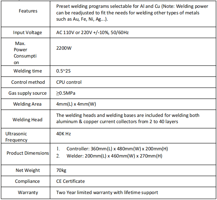 ultrasonic welder