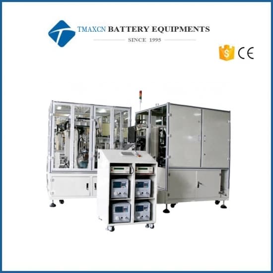 Large Fully-auto prismatic EV-battery cap welding & leak test machine