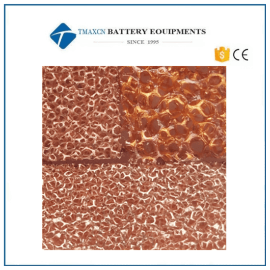 99.9% Purity Copper Foam for Lithium Battery Cathode Material