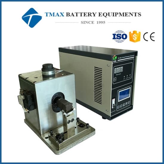 18650 Cylindrical Battery Cap Ultrasonic Metal Spot Welder Machine For Tab