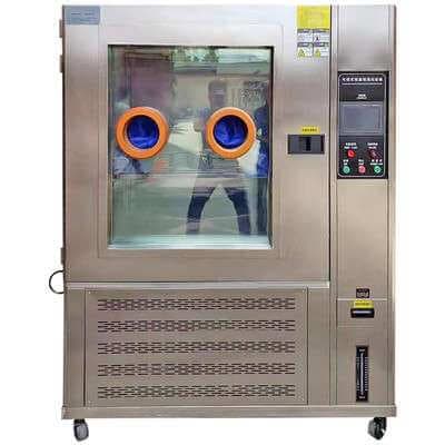Programmable Temperature and Humidity Test Chamber With Gloves Programmable Temperature and Humidity Test Chamber With Gloves