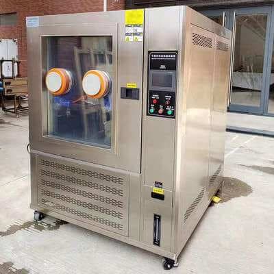 Programmable Temperature and Humidity Test Chamber With Gloves Programmable Temperature and Humidity Test Chamber With Gloves