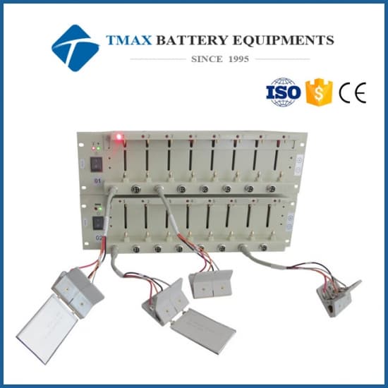 5V2A High Precision 8 Channel Battery Capacity Tester Adjustable Cell Holders & Software