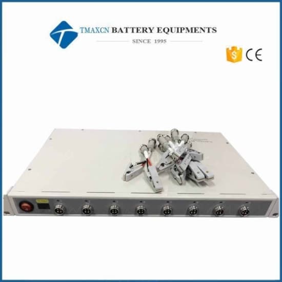 5V50mA High Current 8 Channels Battery Analyzer Adjustable Cell Holders & Software