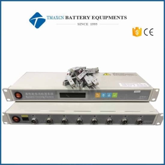 8 Channels 10mA 5V per Channel Coin Cell Capacity Testing Machine Tester