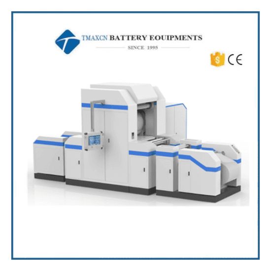 Industry High-Precision Battery Electrode Heating Rolling Press Machine For Production Line