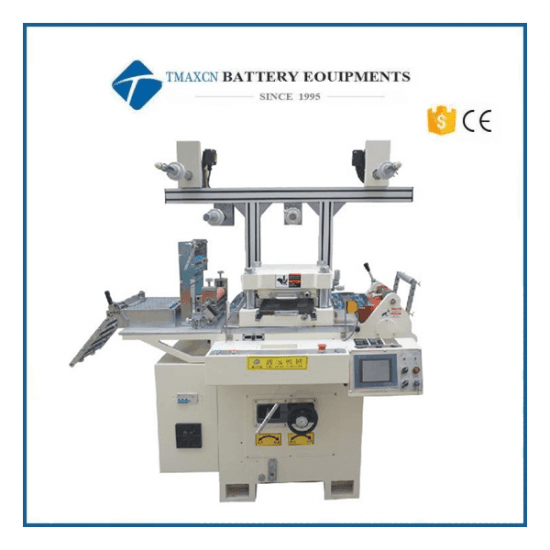 Large Automatic Lithium Battery Electrode Cutter Double Servo Die Cutting Machine