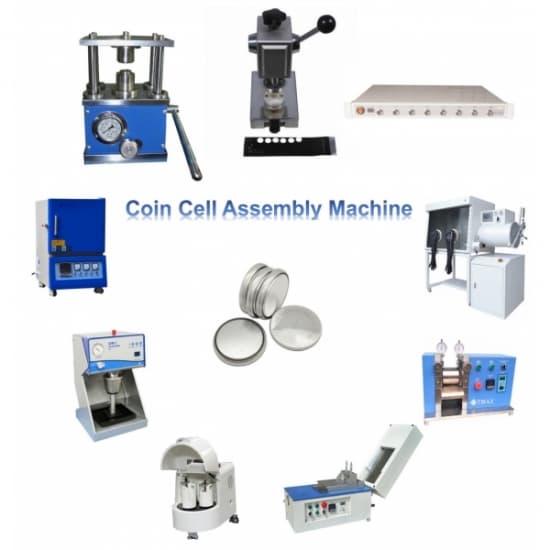 Coin Cell Lab Research Fabrication Machine Line For Button Cell Production Making