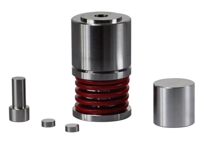 Bidirectional pressurized cylindrical mold Bidirectional pressurized cylindrical mold