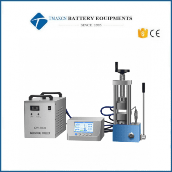 24T 500℃ Laboratory Double Plate Manual Hydraulic Hot Press Machine With Digital Display