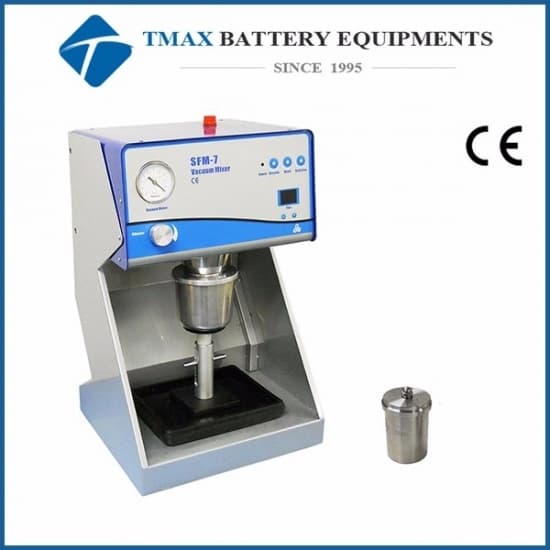 Liquid Materials Vacuum Mixer Machine with Vibration Stage & Two Containers (50 & 150ml)