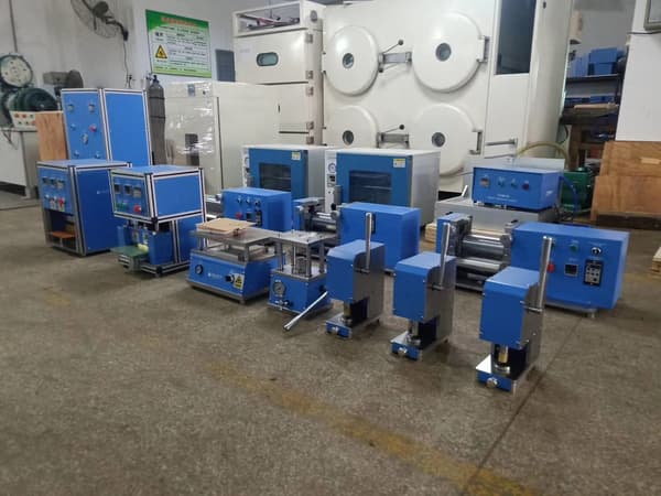Multiple battery lab machine lines completed Multiple battery lab machine lines completed