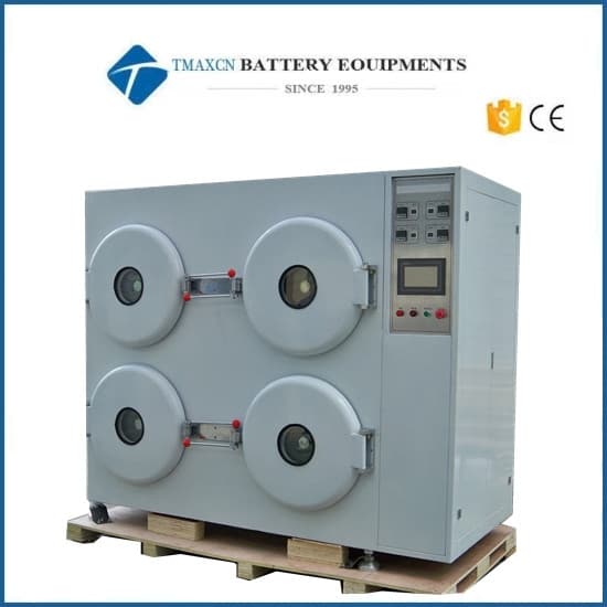 Four Drums Vacuum Drying Oven for Lithium Battery Electrode Making