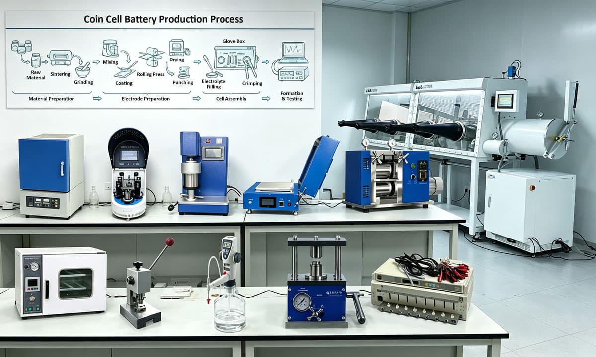 Coin Cell Assembly Line
